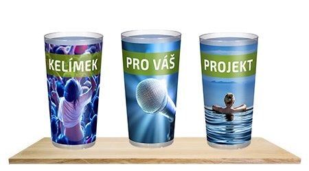 Vratné plastové kelímky na nápoje